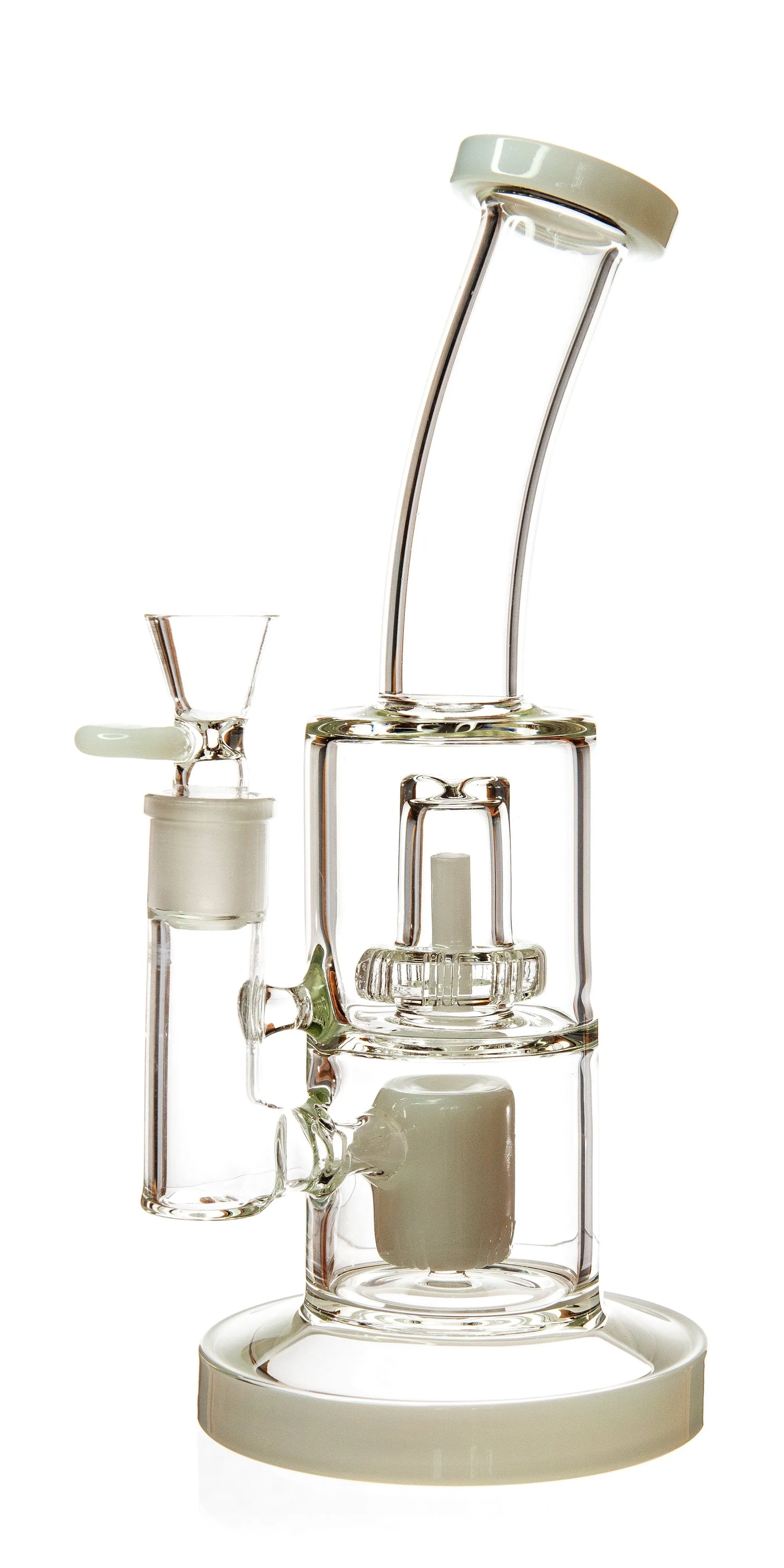 11 Rig w/ Showerhead   Hammer Perc, by Diamond Glass (free banger included)