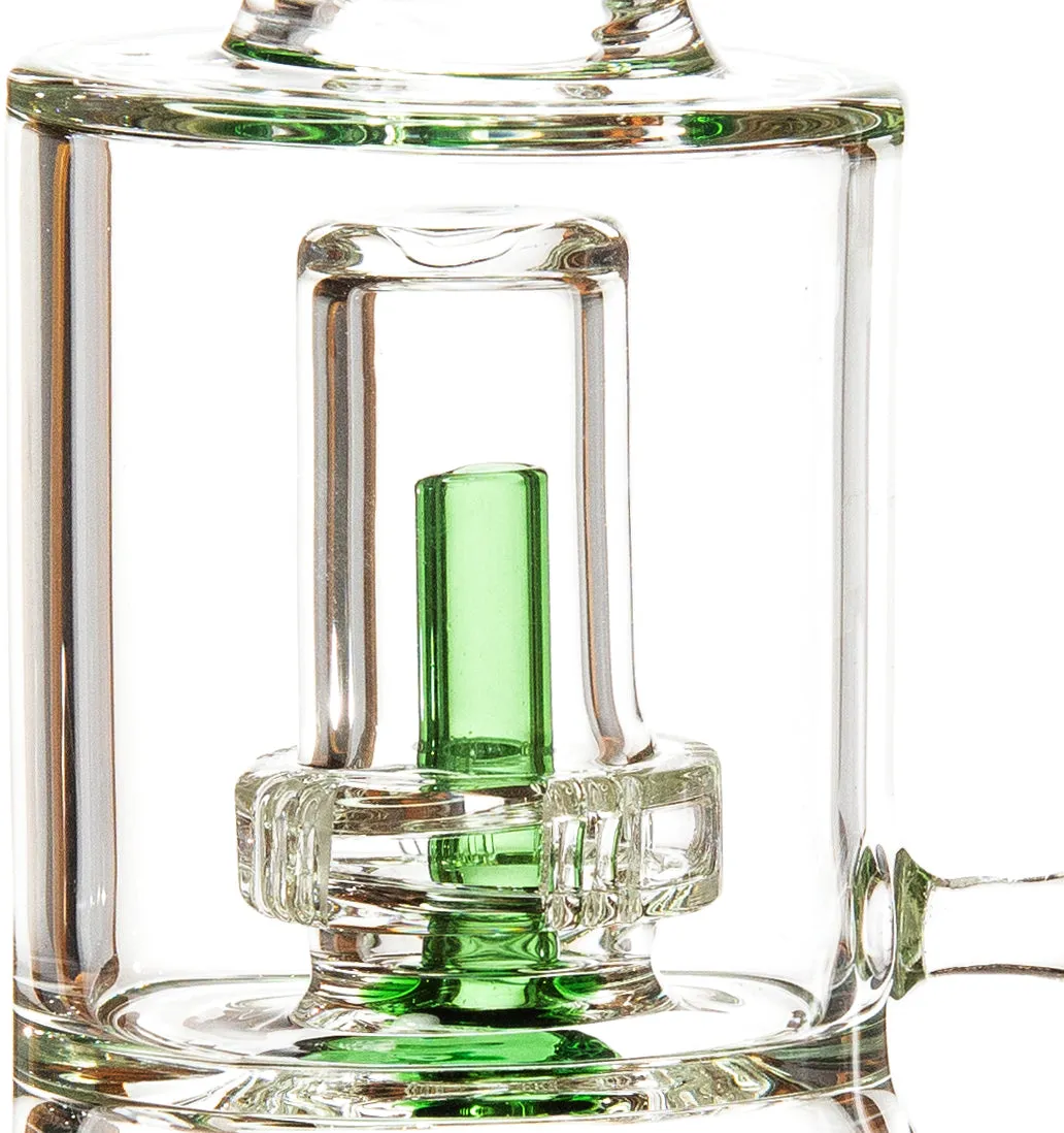 11 Rig w/ Showerhead   Hammer Perc, by Diamond Glass (free banger included)