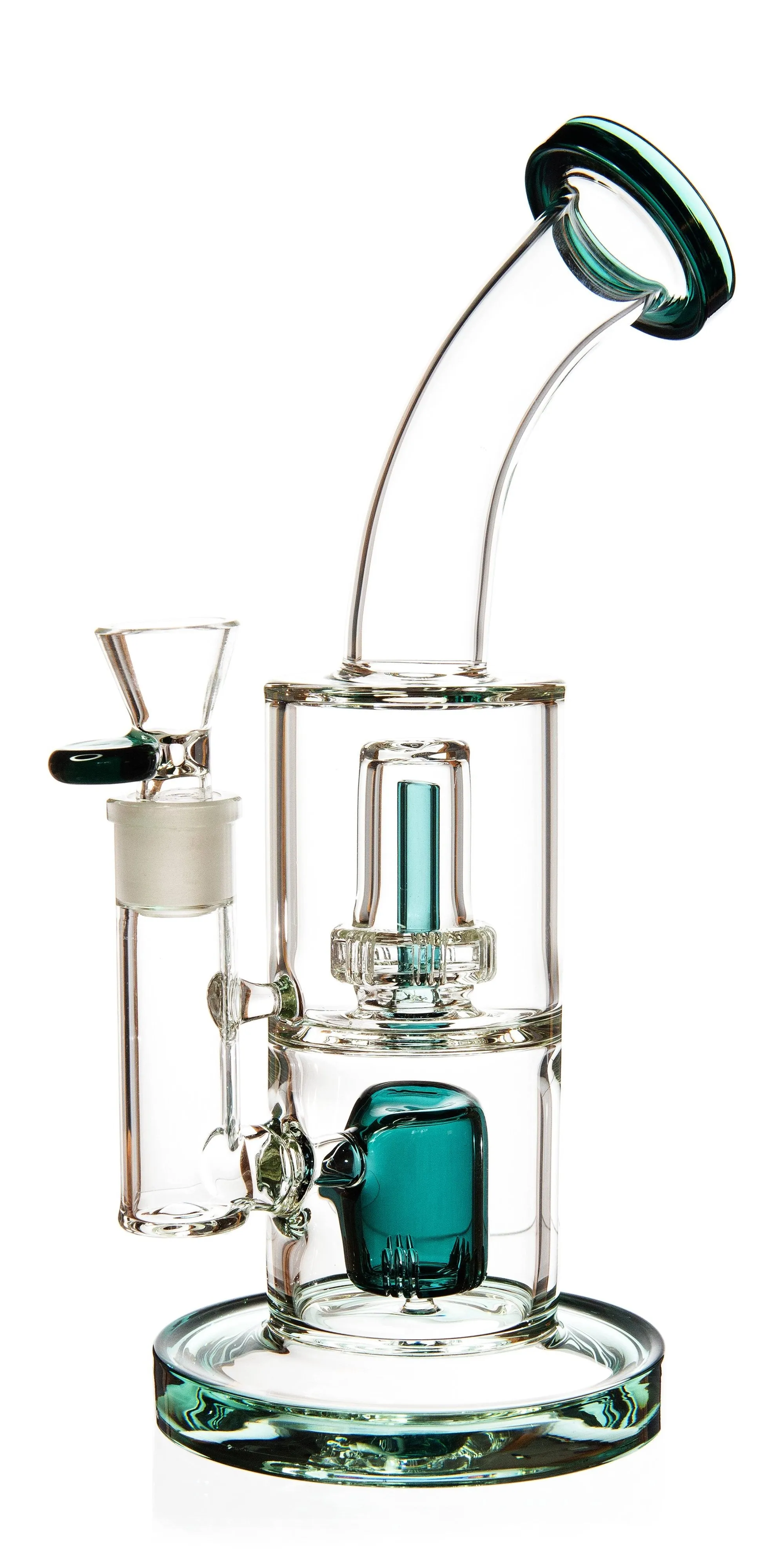 11 Rig w/ Showerhead   Hammer Perc, by Diamond Glass (free banger included)