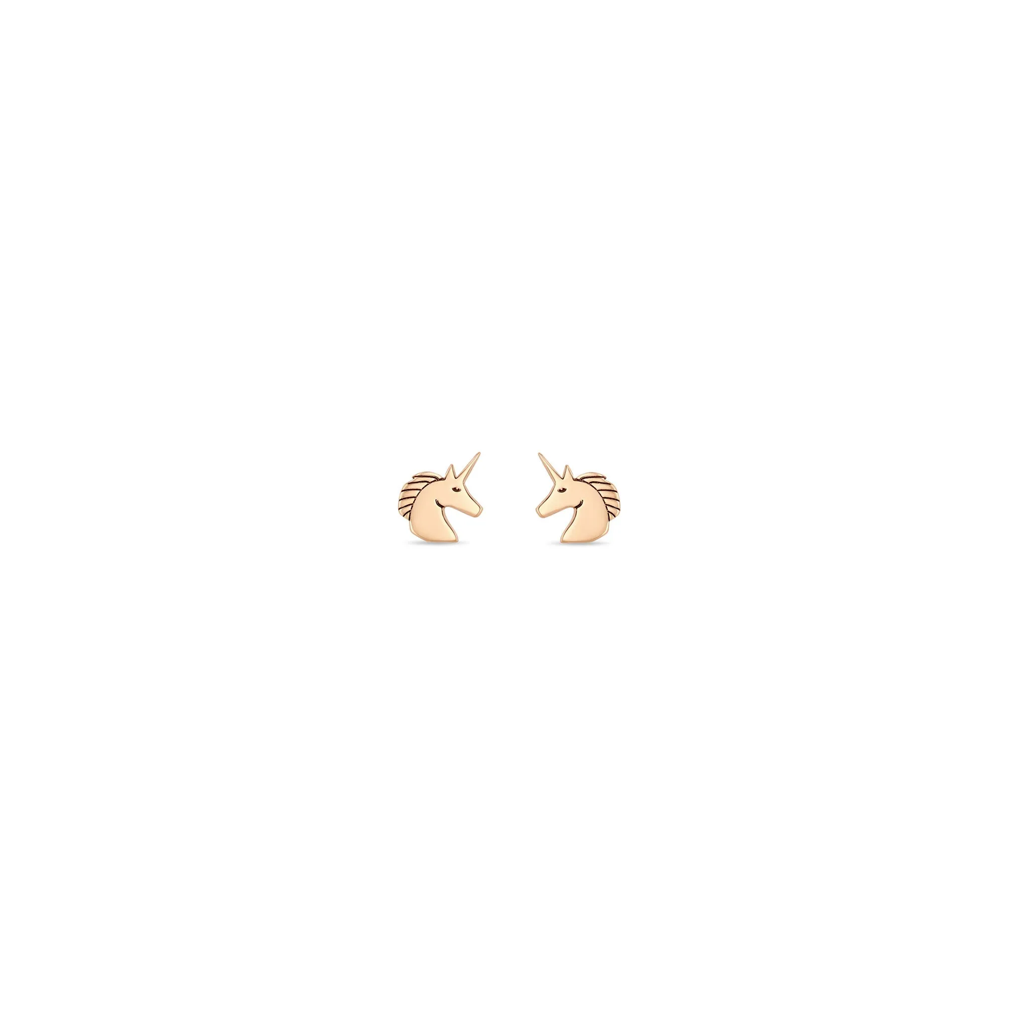 14k Itty Bitty Unicorn Stud