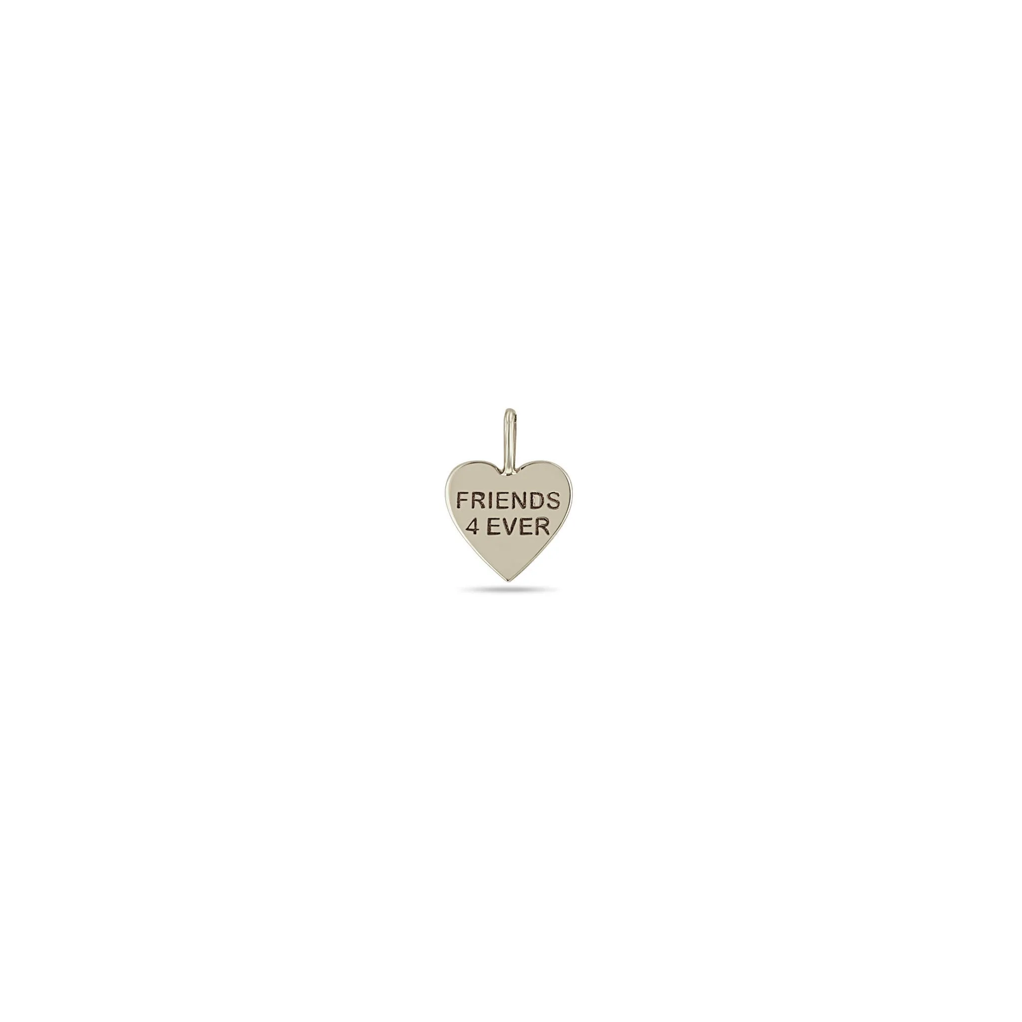 14k Single Candy Heart Charm Pendant