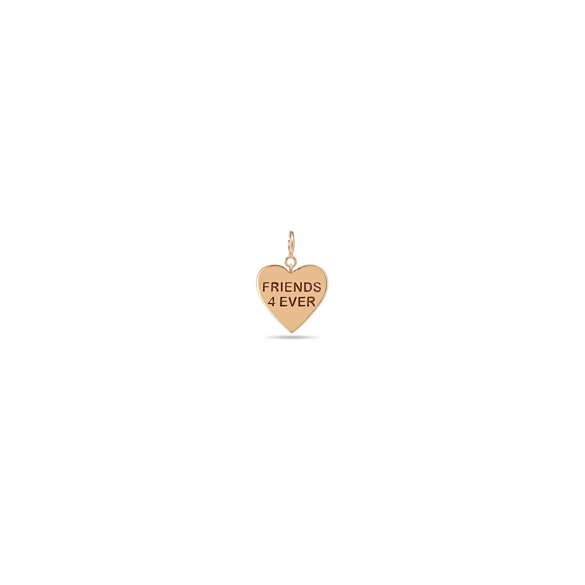 14k Single Candy Heart Charm Pendant