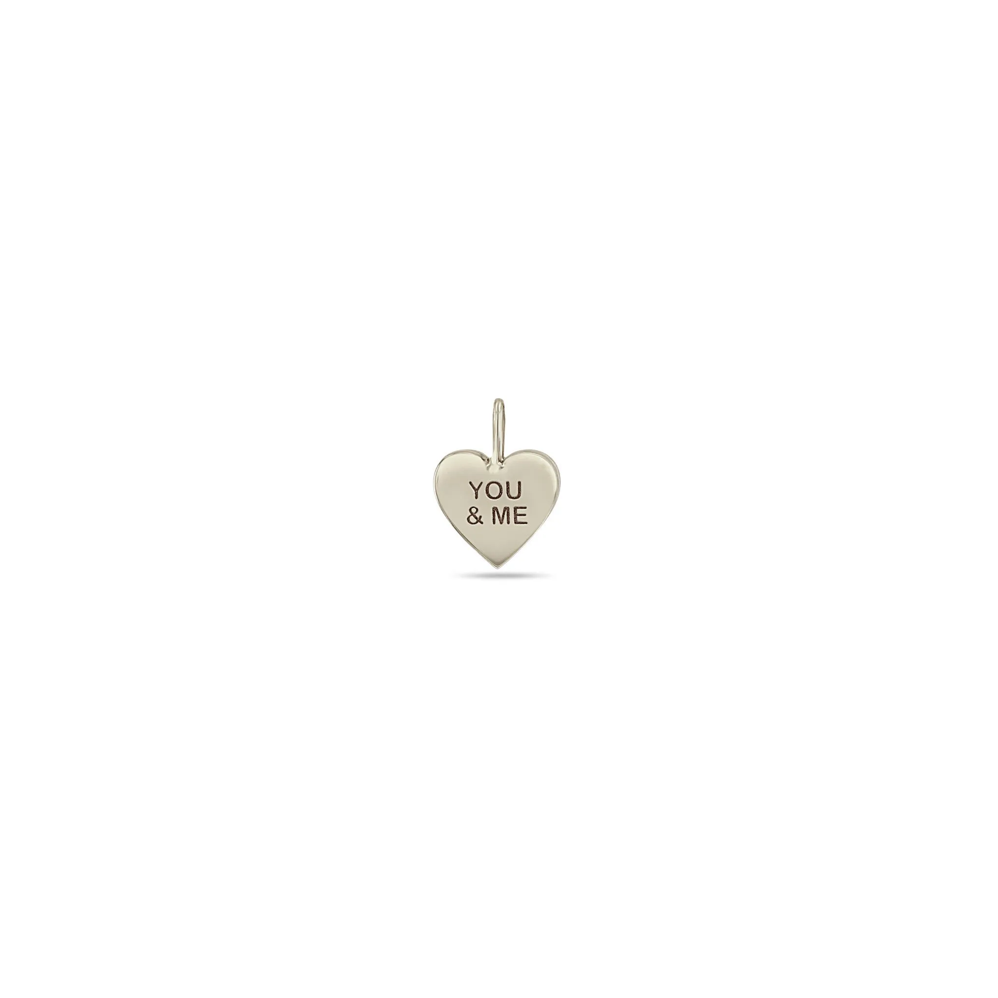 14k Single Candy Heart Charm Pendant