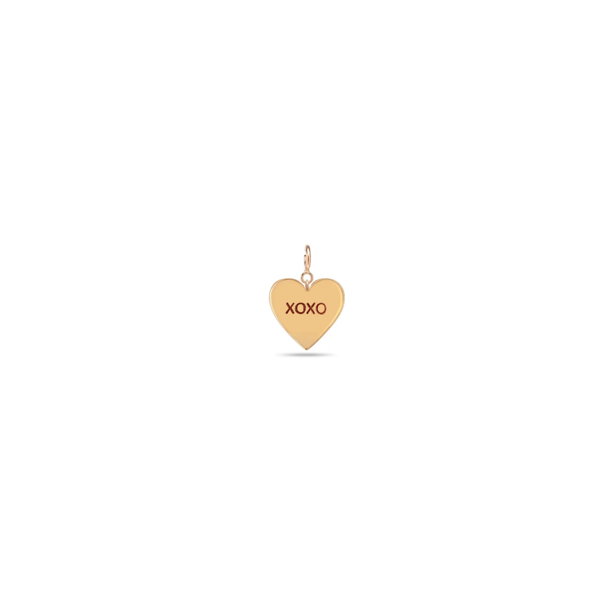 14k Single Candy Heart Charm Pendant