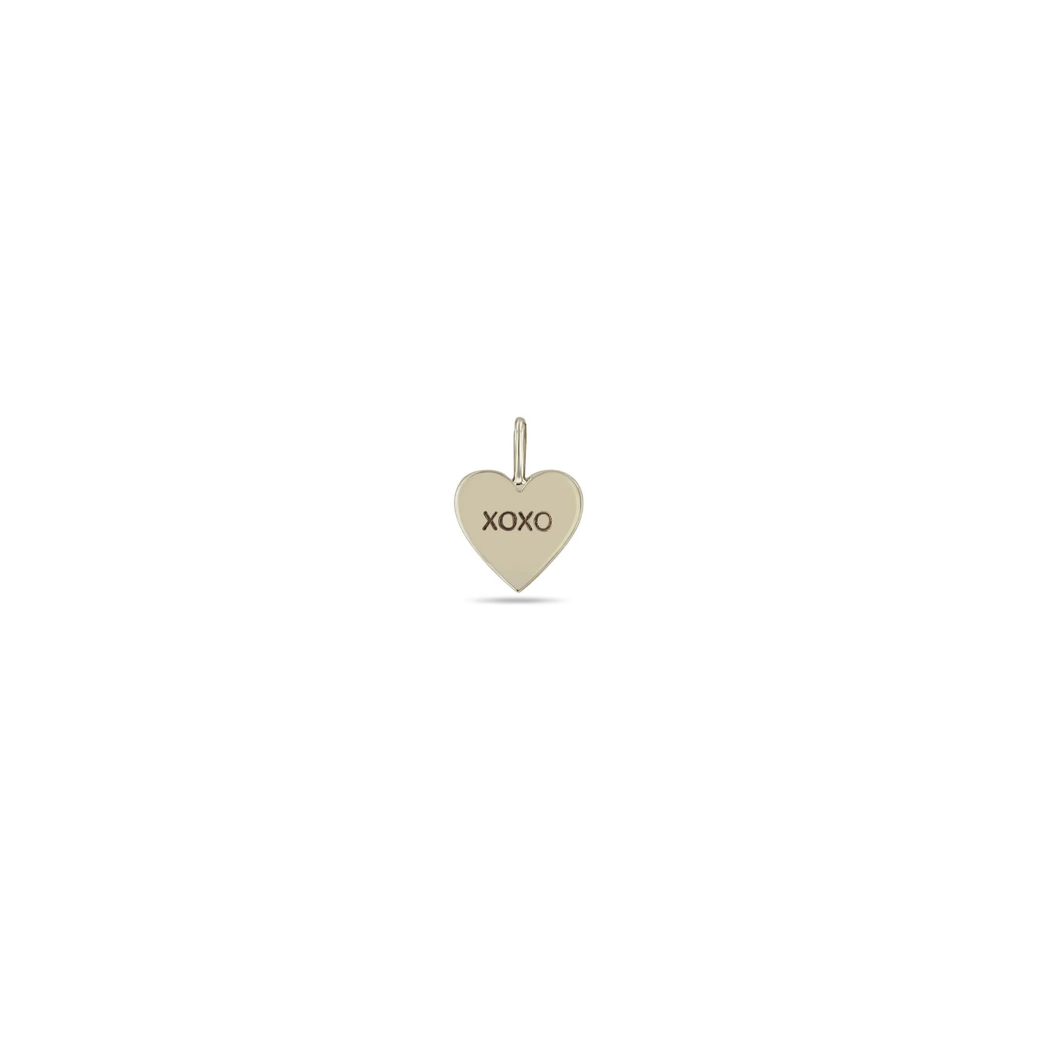 14k Single Candy Heart Charm Pendant