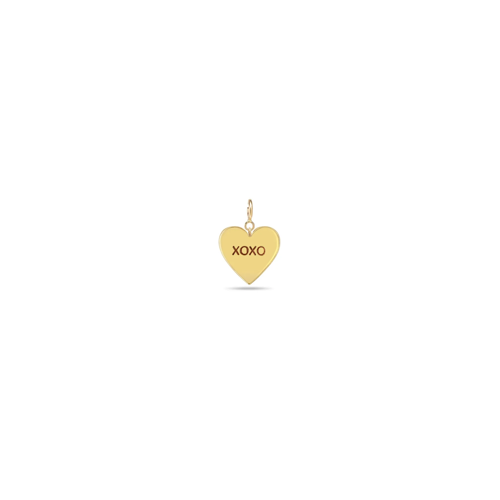 14k Single Candy Heart Charm Pendant