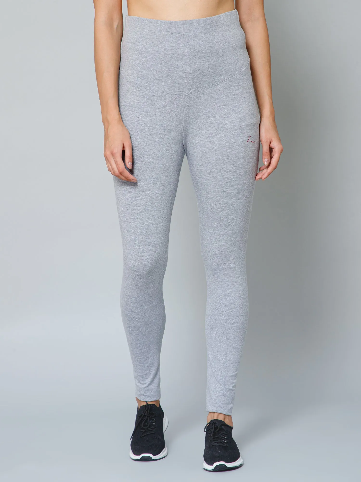 247 Zactive™ Grey High Waisted Maternity Leggings