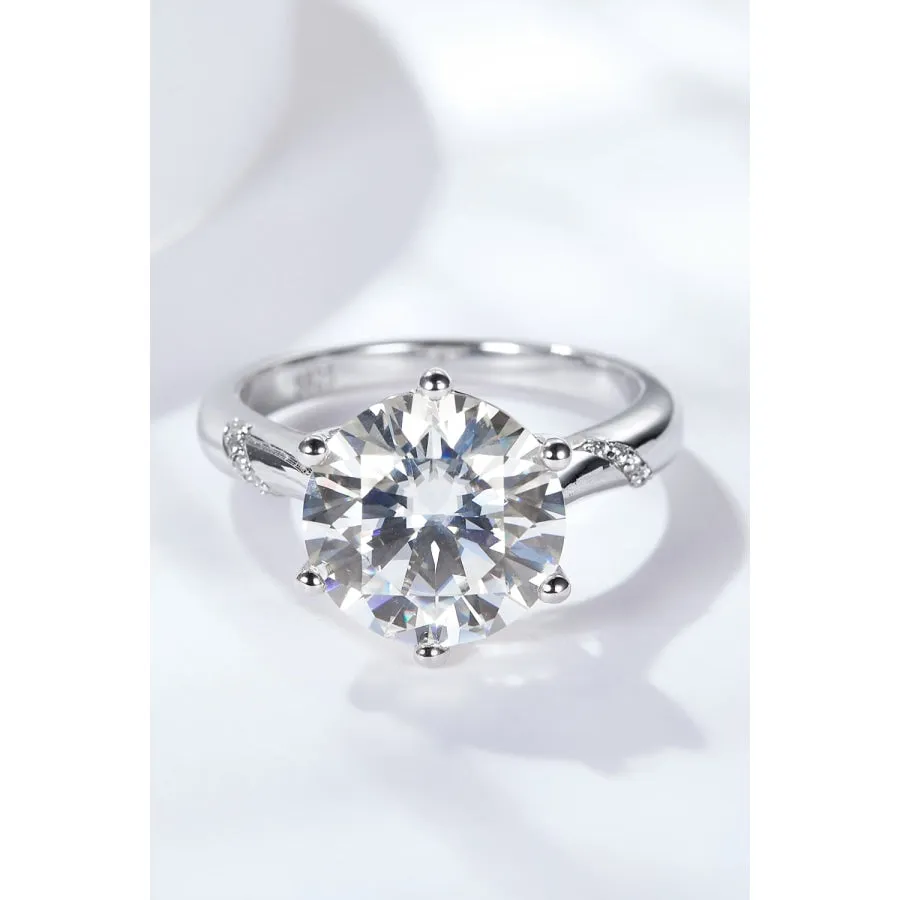 5 Carat  Moissanite Solitaire Ring