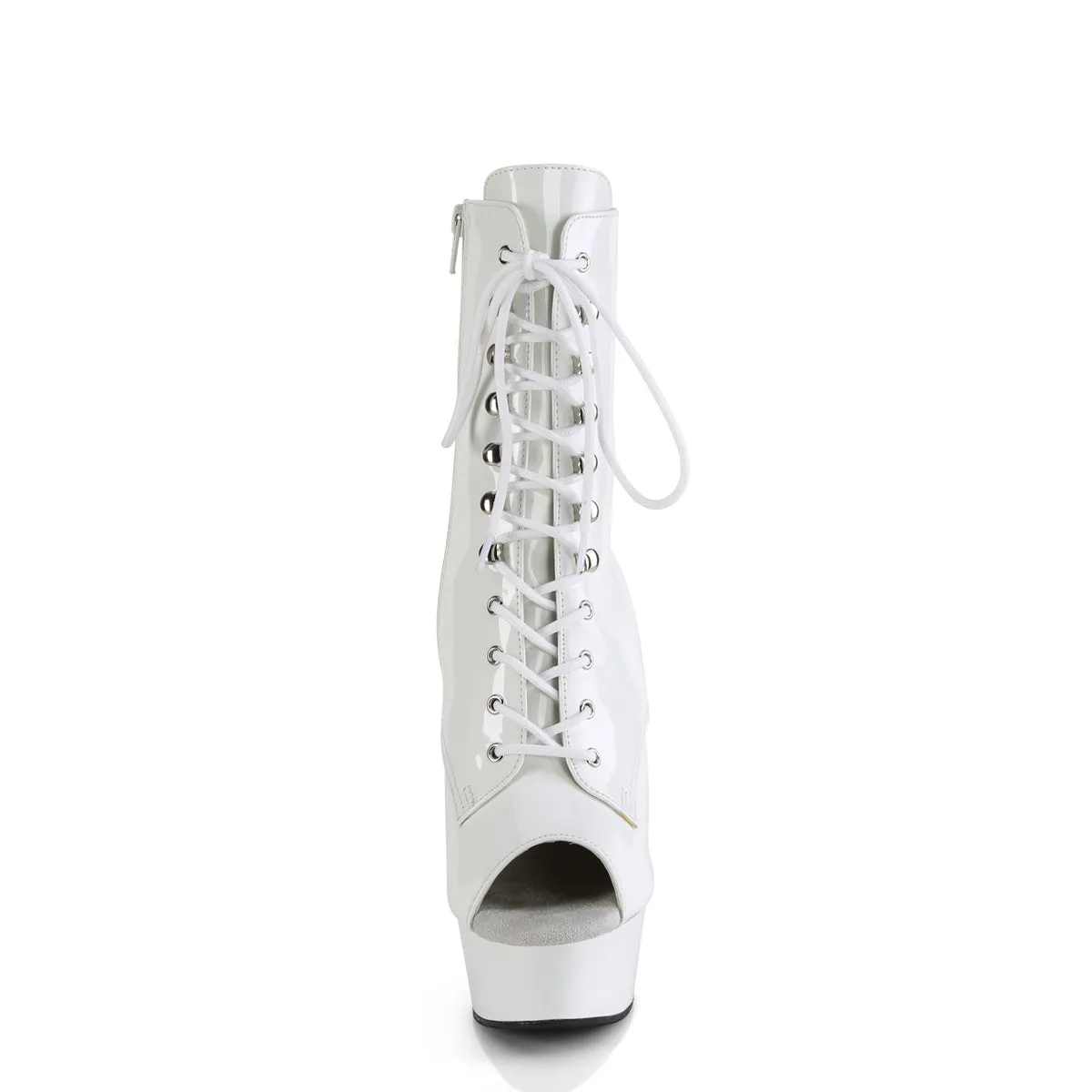 6 Inch Heel DELIGHT-1021 White Patent