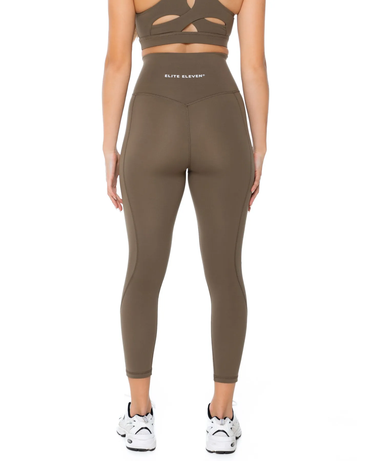 7/8 Curve Leggings - Dusty Khaki