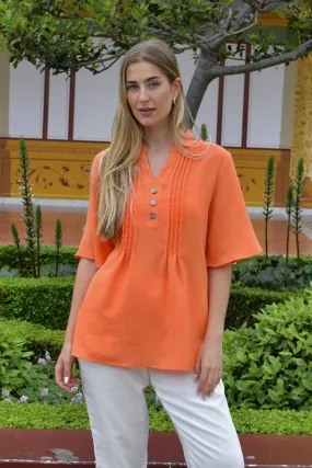 AA391 - Genevieve Linen Pullover Top