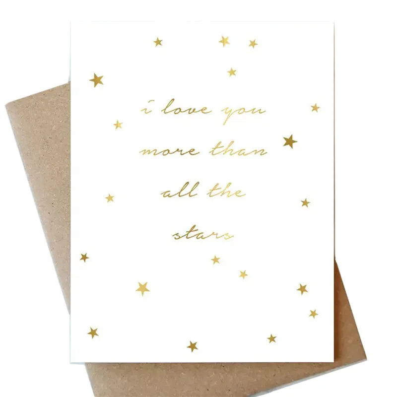 ABIGAIL JAYNE DESIGN | I Love You More Than All The Stars Card