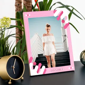 Abstract Personalized Photo Frame