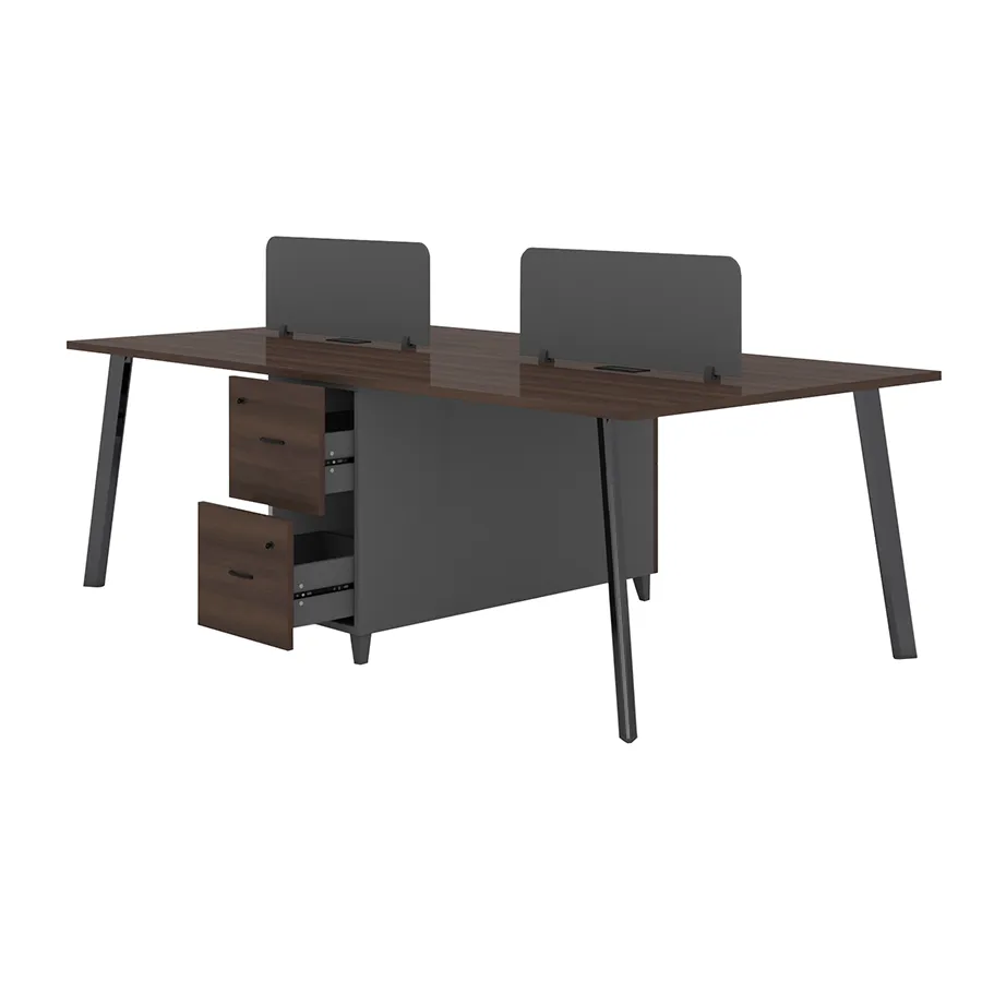 Alice 4-Seater Workstation Desk