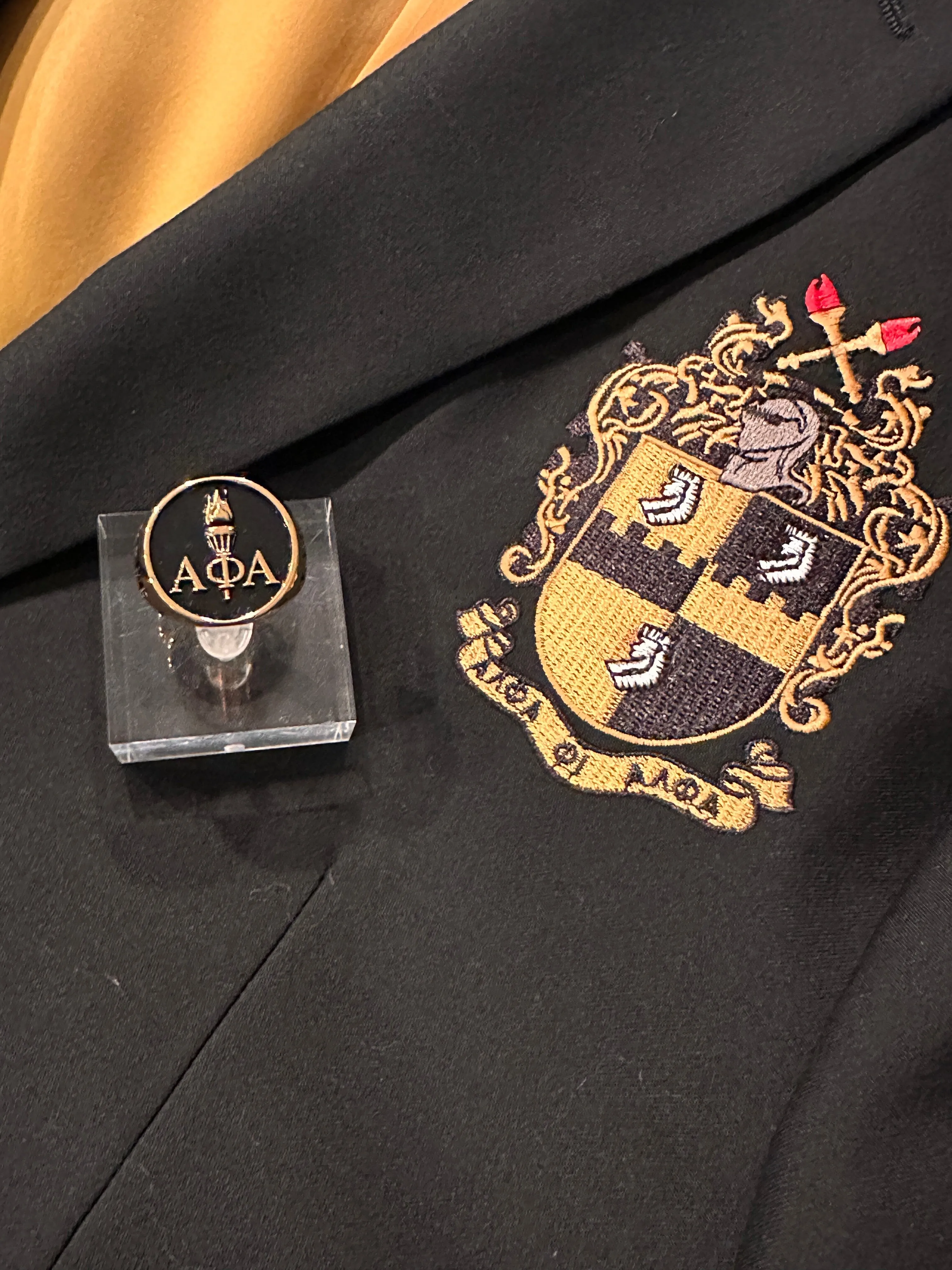 Alpha Phi Alpha Light Of The World Gold Ring