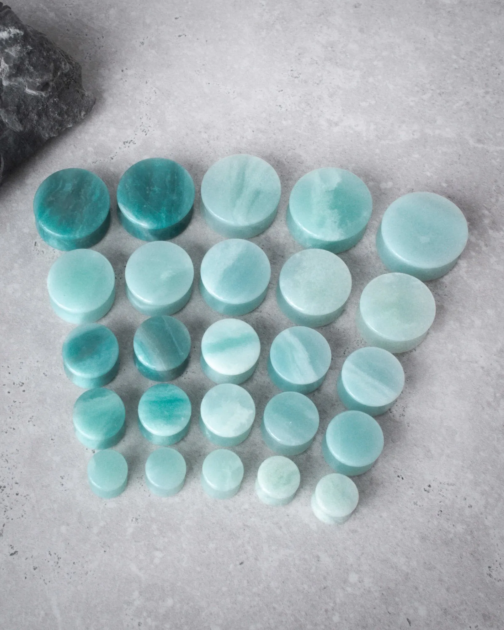 Amazonite Plugs