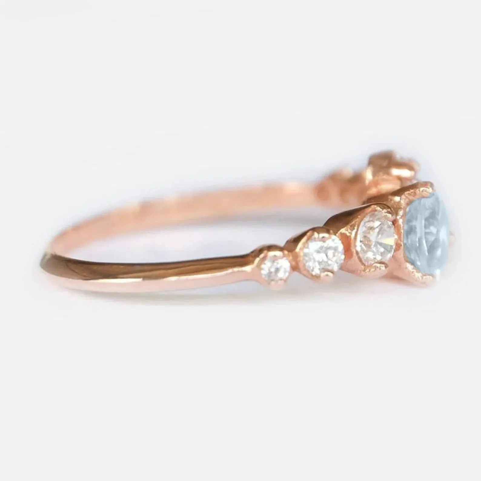 Aquamarine Cluster Ring Illari