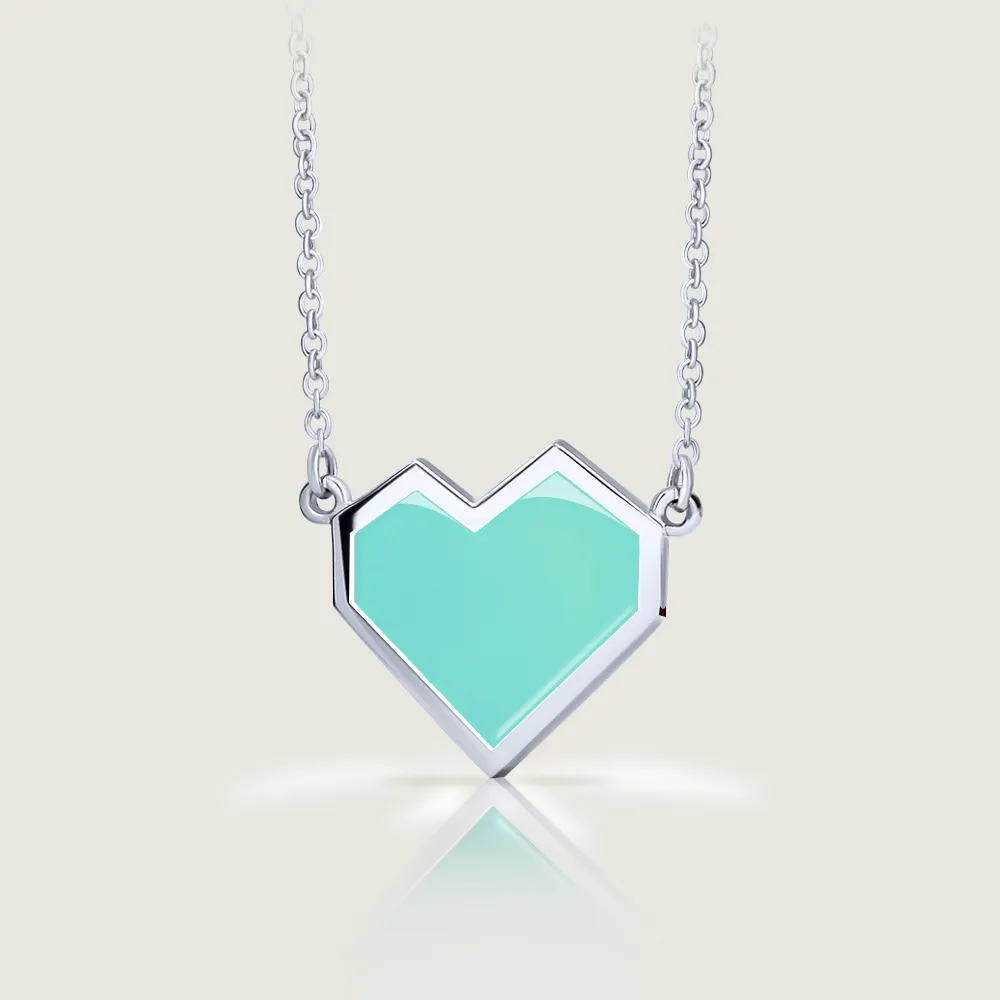 Ararat Heart Enamel Necklace