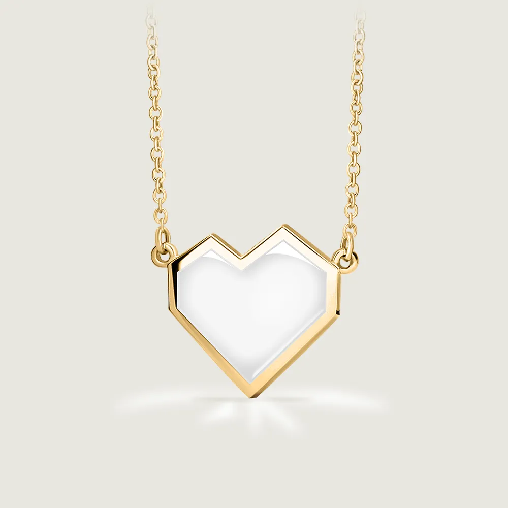 Ararat Heart Enamel Necklace