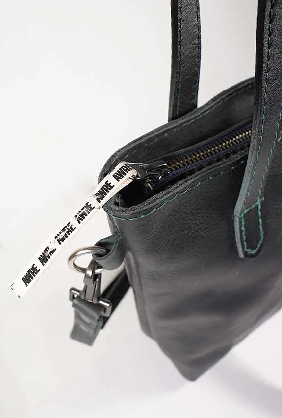 AWRE Black SM ZipTop Purse