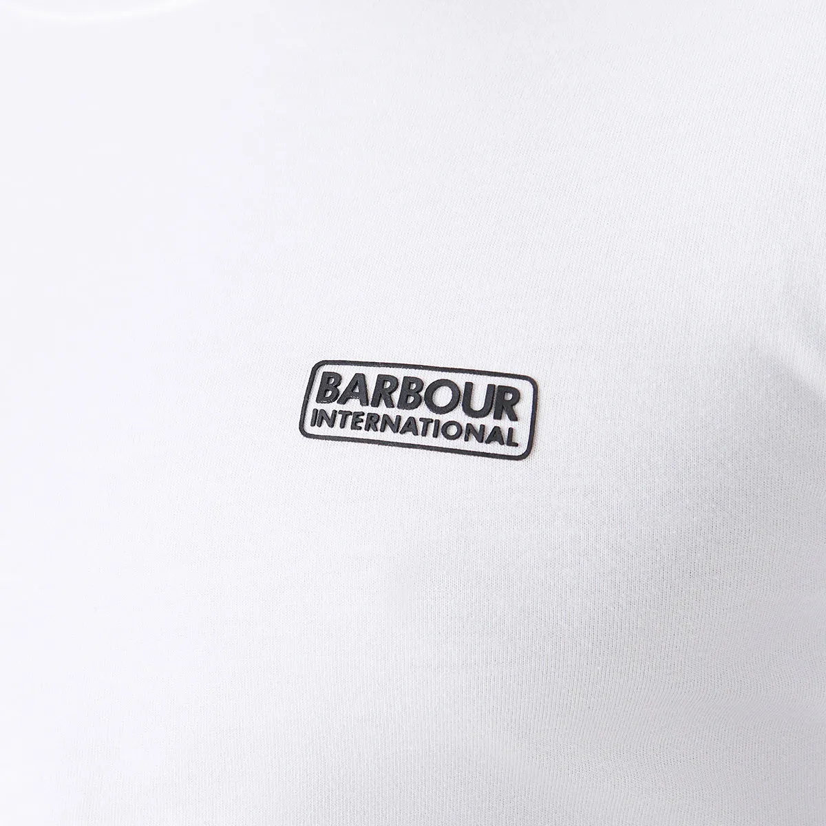 Barbour Intl. - Small Logo T-Shirt in White/Black