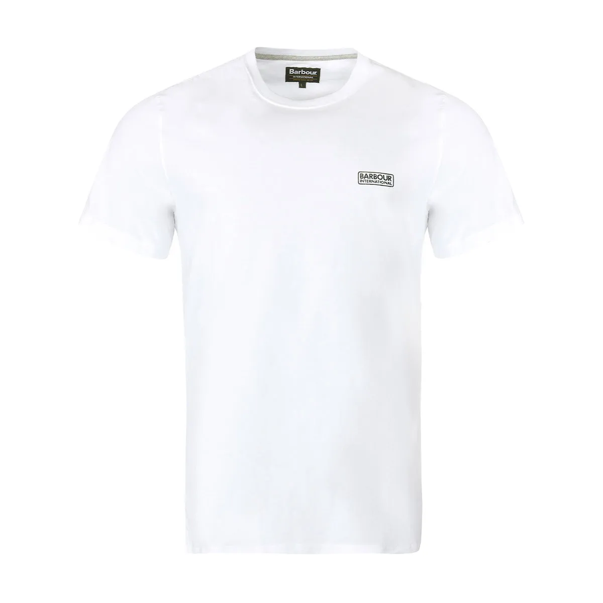 Barbour Intl. - Small Logo T-Shirt in White/Black