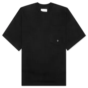 Beaded Detail T-Shirt - Black