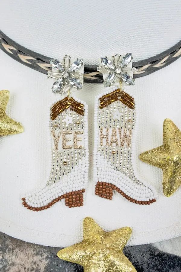 BeJeweled COWBOY BOOT Earrings