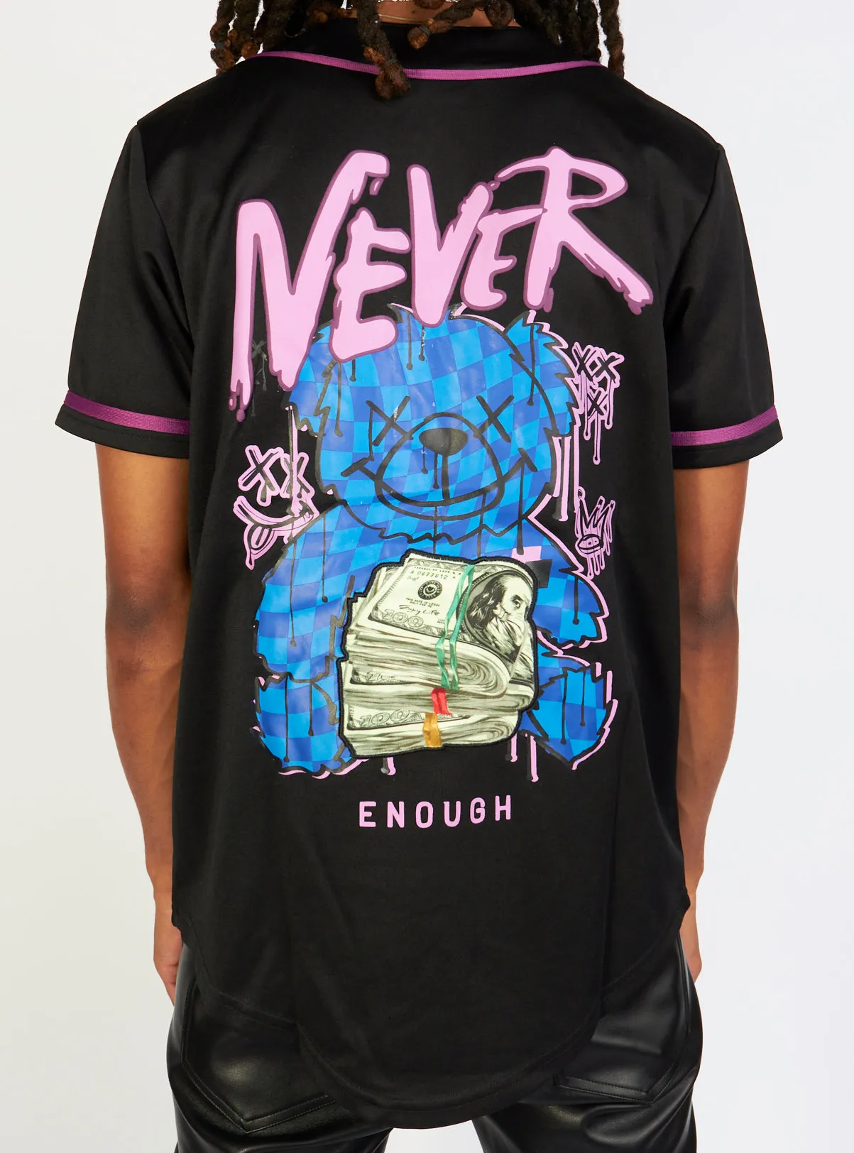 Black Pike T-Shirt - Never Enough - Black - BS3096