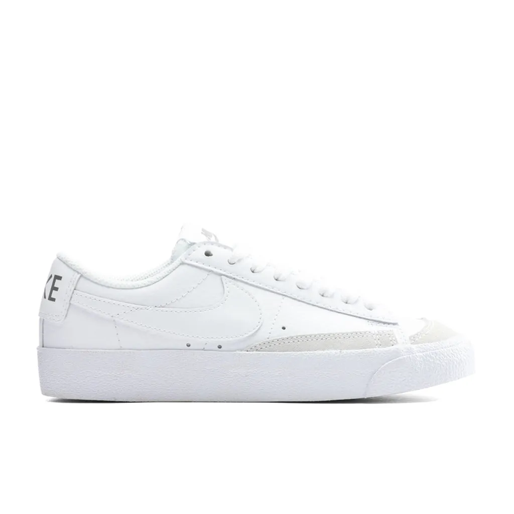 Blazer Low '77 (GS) - White/Clear/Flat Pewter