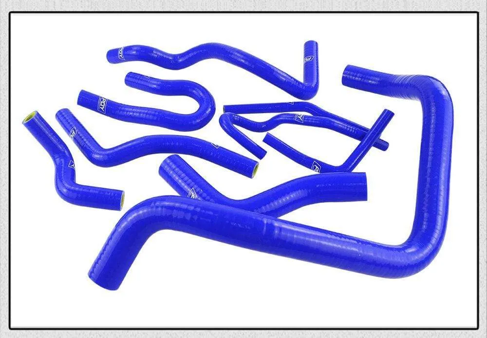 Blue & Yellow D15/16 Silicone Radiator Coolant Hose , Silicone hose kit With PQY logo For Honda CIVIC SOHC D15 D16 EG EK 92-00