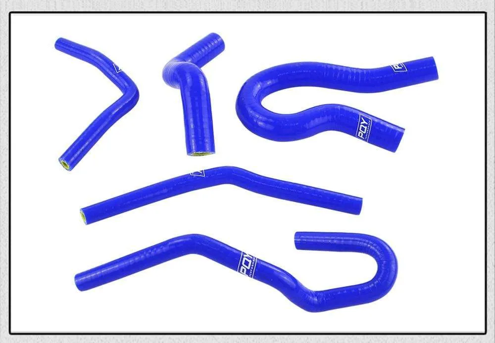 Blue & Yellow D15/16 Silicone Radiator Coolant Hose , Silicone hose kit With PQY logo For Honda CIVIC SOHC D15 D16 EG EK 92-00