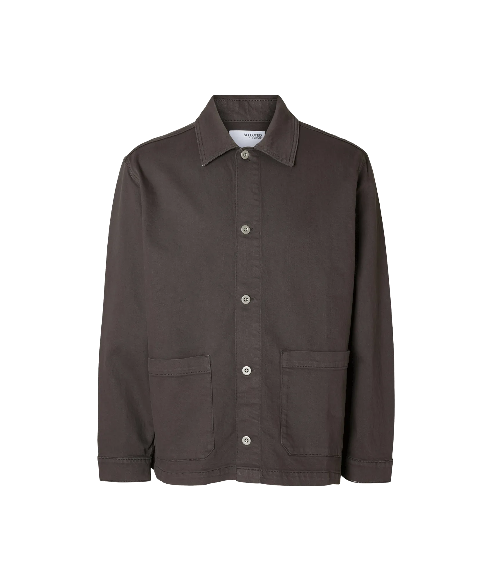 Boxy-carpenter Overshirt - Grey