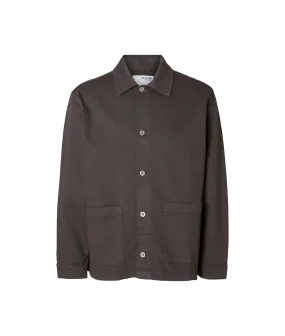 Boxy-carpenter Overshirt - Grey