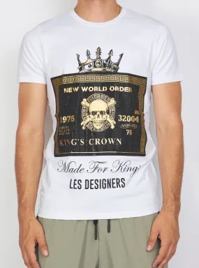 Buyer's Choice T-Shirt - New World Order - White - 3285 01