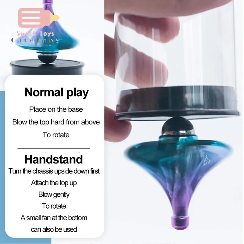 Colorful Spinning Inertial Fingertip Stunt Gyroscope