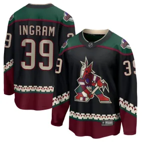 Connor Ingram Arizona Coyotes Fanatics Branded 2021/22 Home Breakaway Jersey - Black