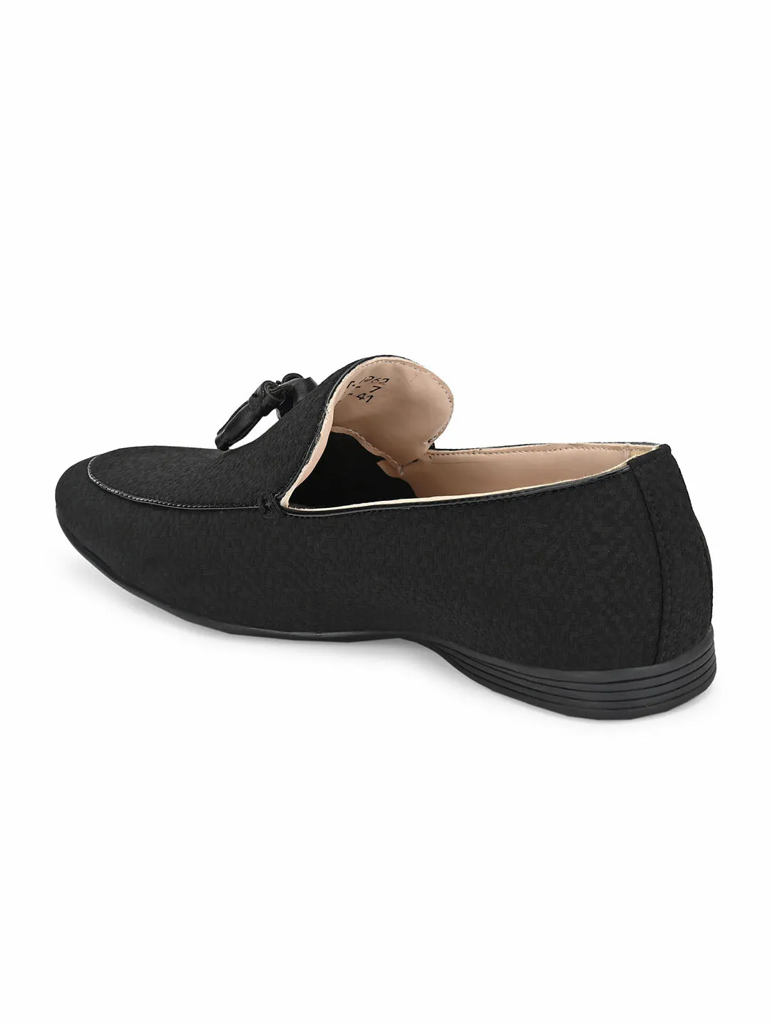 Dan Black Tassel Loafers