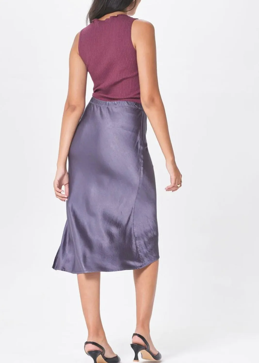 Doris Silky Slip Skirt