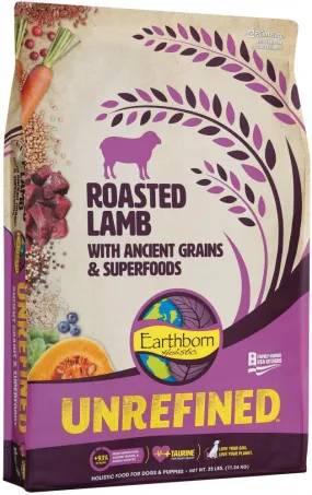 Earthborn Holistic Unrefined Roasted Lamb with Ancient Grains & Superfoods Dry Dog Food