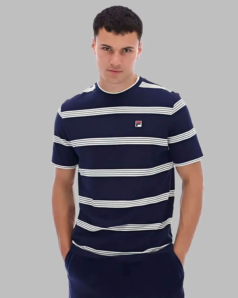 FILA CHAPMAN T Shirt Navy/Gardenia