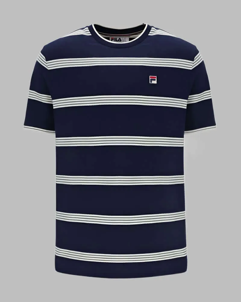 FILA CHAPMAN T Shirt Navy/Gardenia