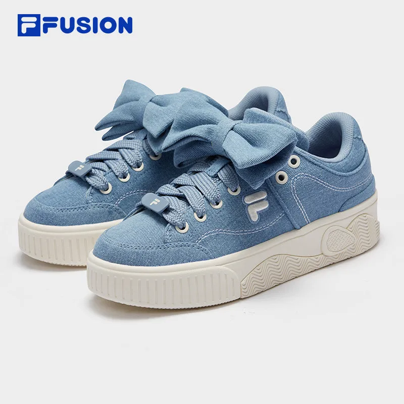 FILA FUSION FUSION STACK Women Skate Shoes in Off White / Blue / Brown