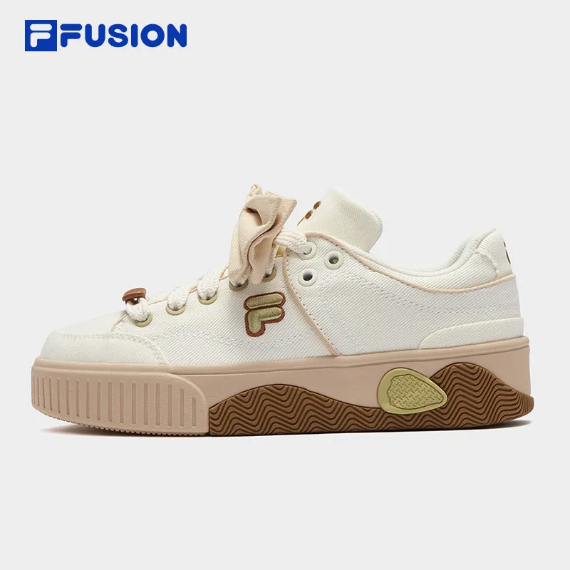 FILA FUSION FUSION STACK Women Skate Shoes in Off White / Blue / Brown