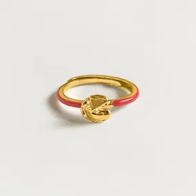 Fortune Cookie Ring (Innuendo Pink) - Gold