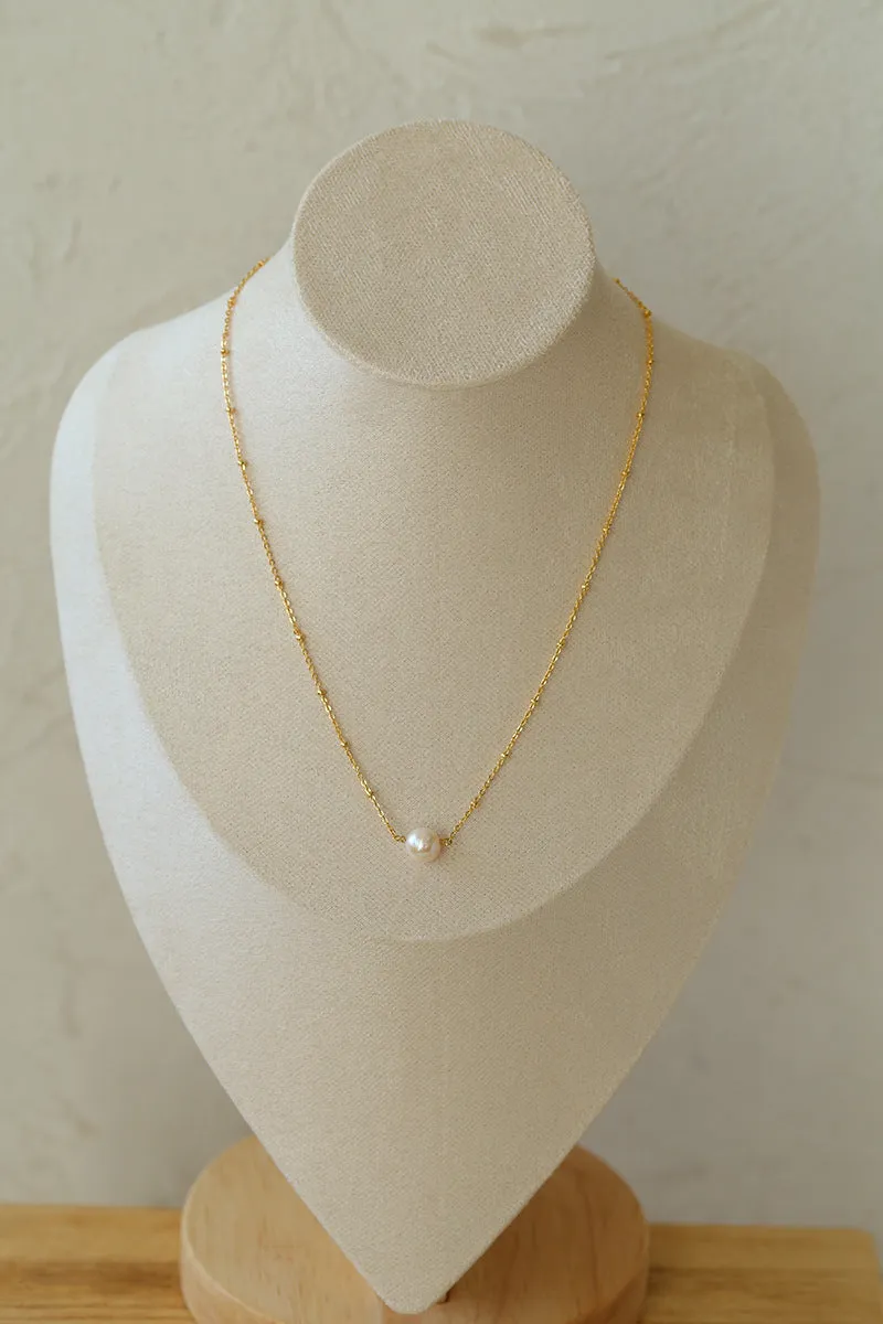 Freshwater Pearl Spliced Chain Necklace