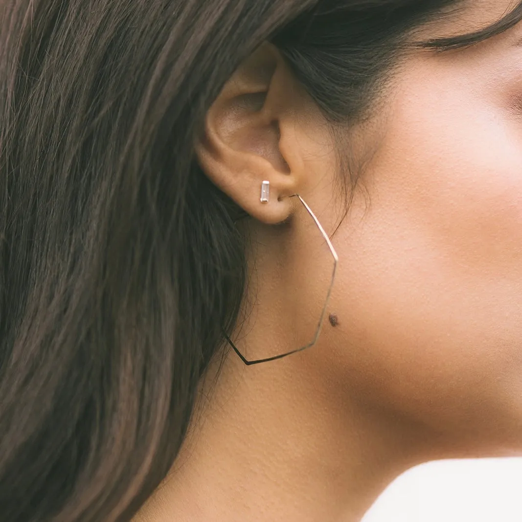 Geometric Hoop Earrings