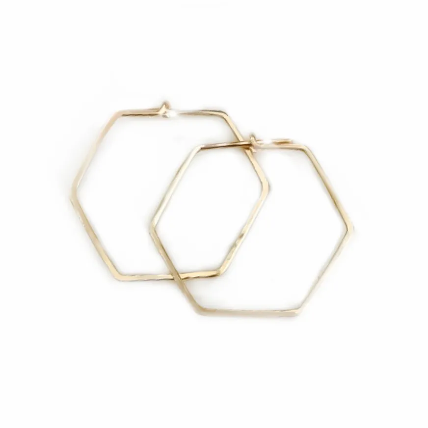 Geometric Hoop Earrings