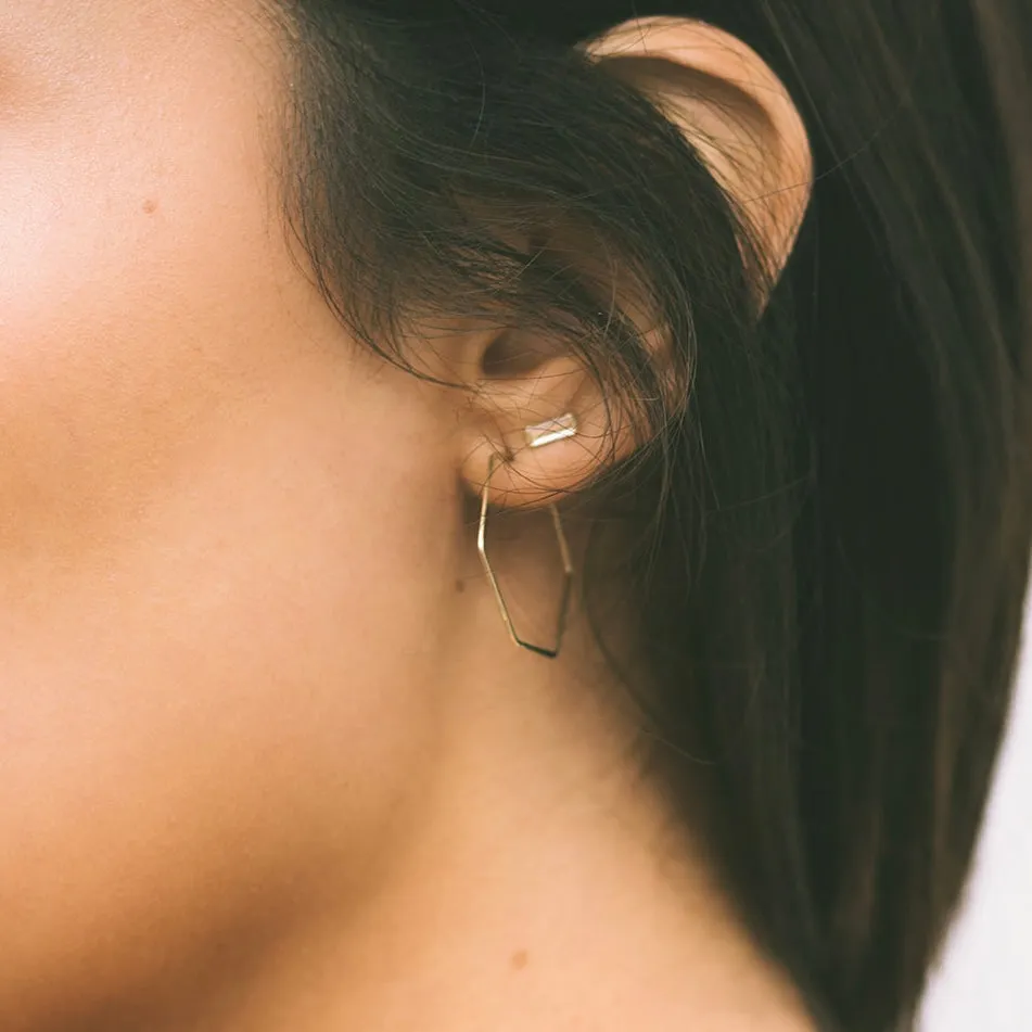 Geometric Hoop Earrings