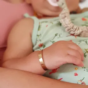 Gold Cuff Bracelet for Infants and Toddlers